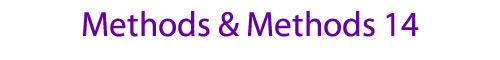 Methods & Methods 14